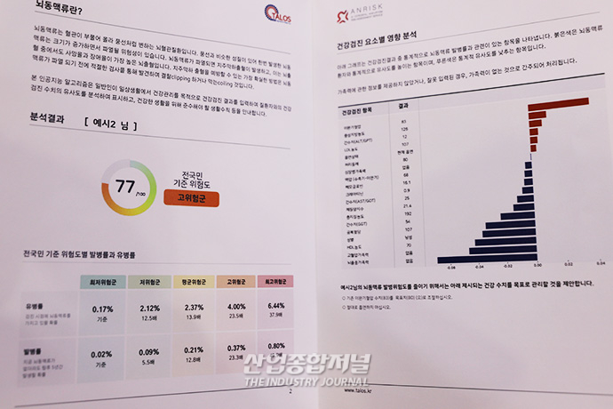 뇌 속의 시한폭탄 ‘뇌동맥류’, AI로 위험 분석해 - 산업종합저널 전시회