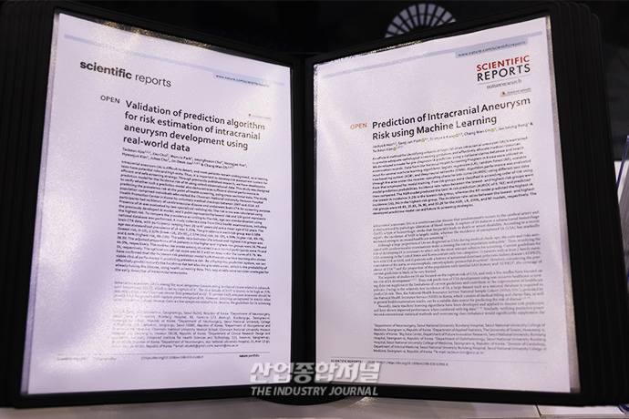 뇌 속의 시한폭탄 ‘뇌동맥류’, AI로 위험 분석해 - 산업종합저널 전시회