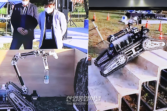 [ROBOT WORLD] 구난, 군사용으로 활용 위한 ‘험지극복 무인로봇’ - 산업종합저널 전시회