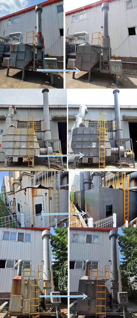 반월·시화산업단지 내 노후 대기오염방지시설 재도색 시행 - 산업종합저널 동향