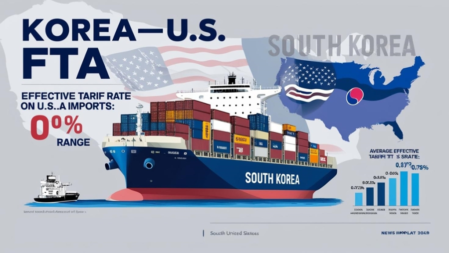 한-미 FTA 효과… 대미 수입품 실효 관세율 0%대 유지 - 산업종합저널 동향