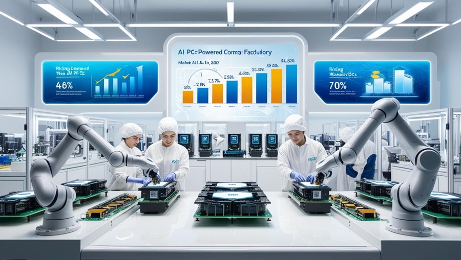 AI PC 시장, 5년간 연평균 27.3% 성장 전망 - 산업종합저널 장비