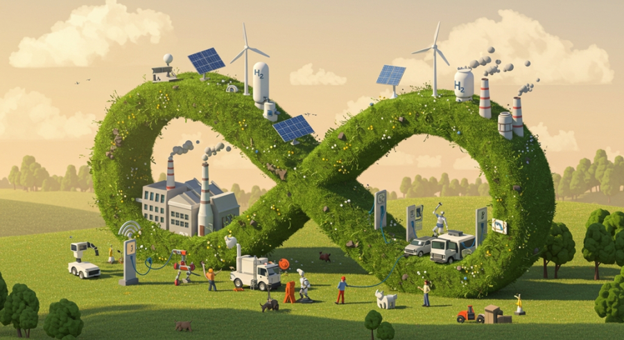 [데스크칼럼] 지속 가능성과 친환경 제조, AI로 여는 산업의 패러다임 전환 - 산업종합저널 동향