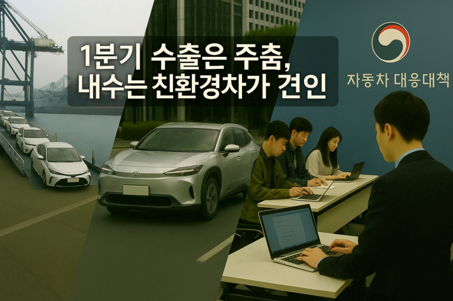 1분기 車 수출 감소…내수는 친환경차 중심으로 회복세 - 산업종합저널 동향