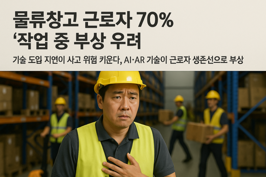 물류창고 근로자 70% “작업 중 부상 우려” - 산업종합저널 동향