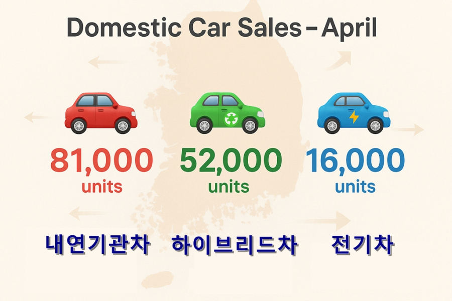 국내 전기차·하이브리드차 내수 판매 증가세 지속 - 산업종합저널 동향