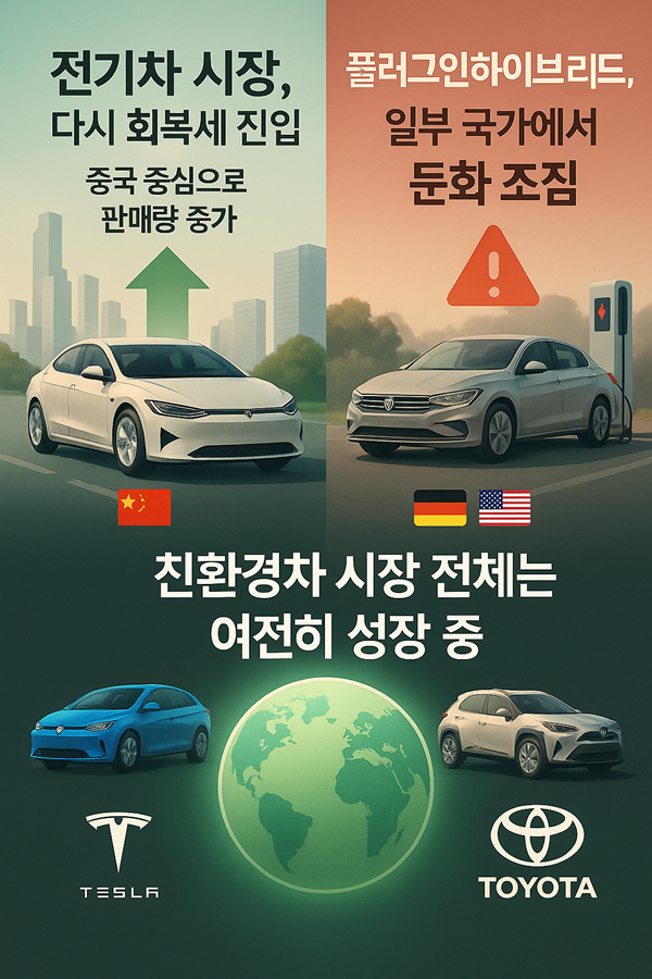 글로벌 자동차 시장, 중국 주도로 회복세…美 보호주의·PHEV 둔화는 변수 - 산업종합저널 동향