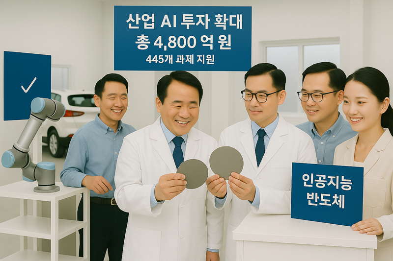 산업AI 개발에 4천800억 원 투자, 전 산업 고도화 본격 추진 - 산업종합저널 정책