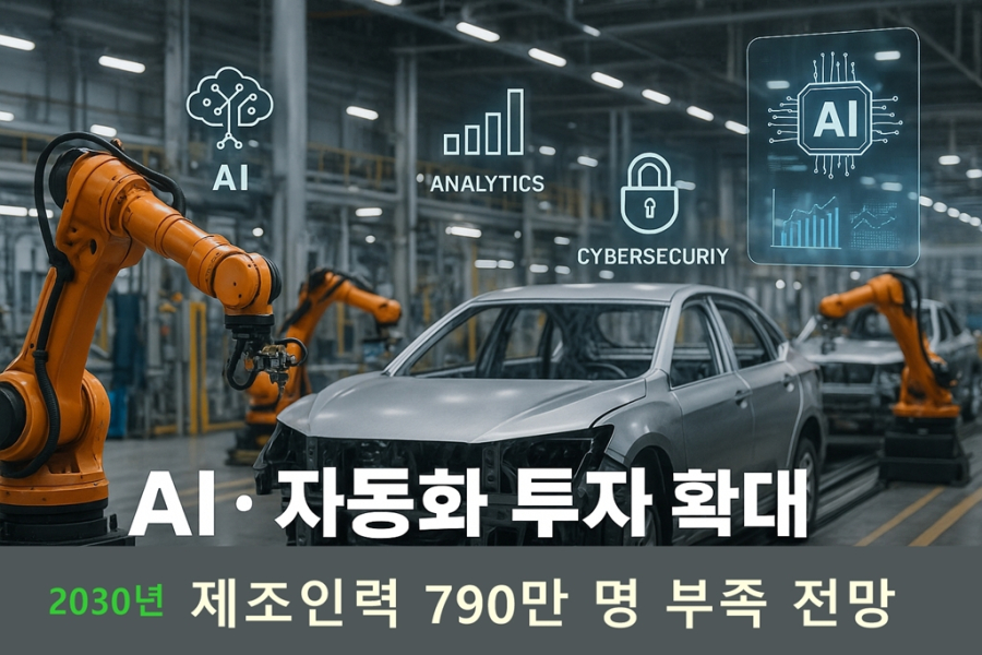 “AI·자동화 투자 확대”… 자동차 제조업, 인력 혁신이 관건 - 산업종합저널 FA