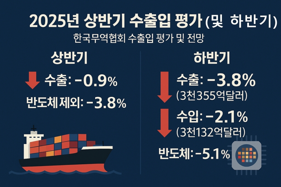 올해 수출 ‘상저하저’ 흐름 고착…하반기 더 큰 부진 전망 - 산업종합저널 동향