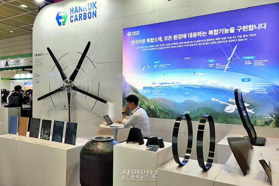 한국카본 유선드론, '동축반전으로 정밀 제어'… 자체 소재로 경량화까지
