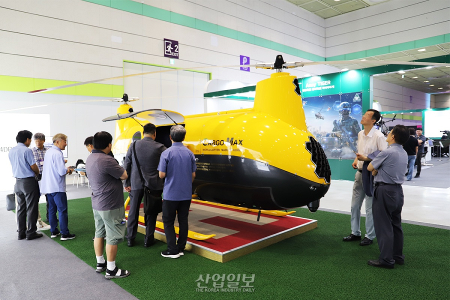 아반떼 엔진 기반 ‘화물전용 로봇헬기’ 등장