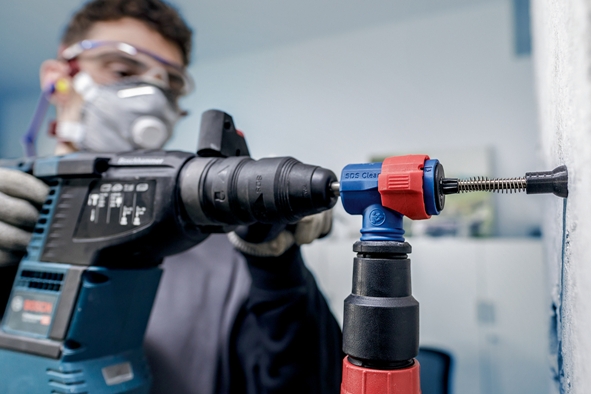 보쉬 전동공구, 분진 줄이는 전문가용 해머드릴 비트 출시 - 산업종합저널 공구