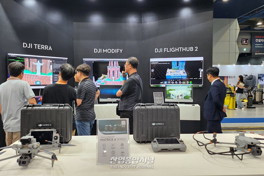 응급 대응부터 건설현장까지…DJI 드론, 산업 전방위 공략 - 산업종합저널 전시회