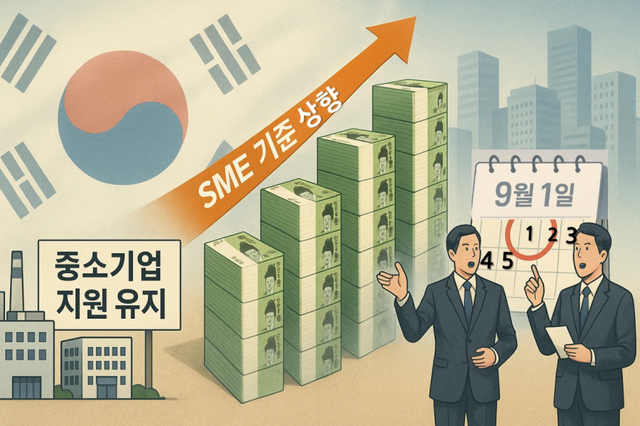중소기업 매출액 기준 10년 만에 상향 - 산업종합저널 정책