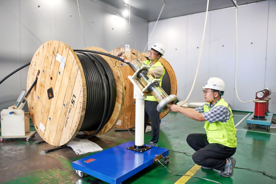 LS전선, 국내 최초 MV 내화 케이블 상용화 - 산업종합저널 전기