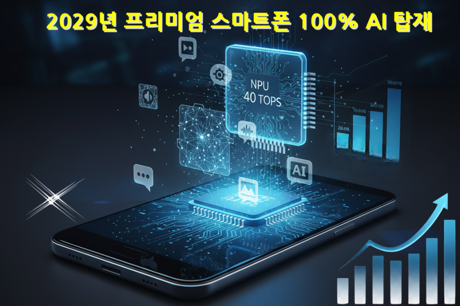 “2029년 프리미엄 스마트폰 100% AI 탑재” - 산업종합저널 장비