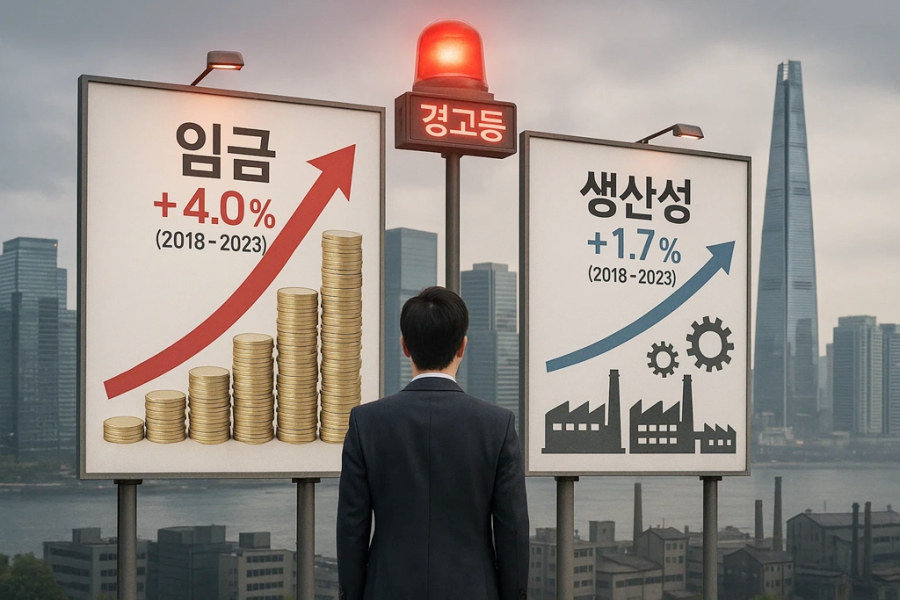 임금은 치솟고 생산성은 정체…韓 기업 경쟁력 ‘경고등’ - 산업종합저널 동향