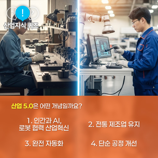 [산업지식퀴즈] 산업 5.0은 어떤 개념일까요? - 산업종합저널 FA