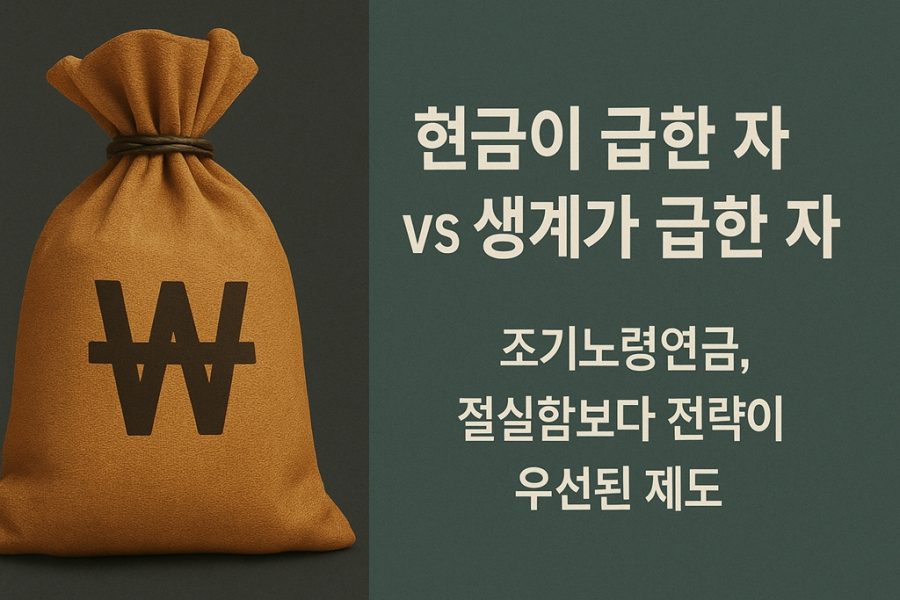 [칼럼] 현금이 급한 자 vs 생계가 급한 자” - 산업종합저널 정책