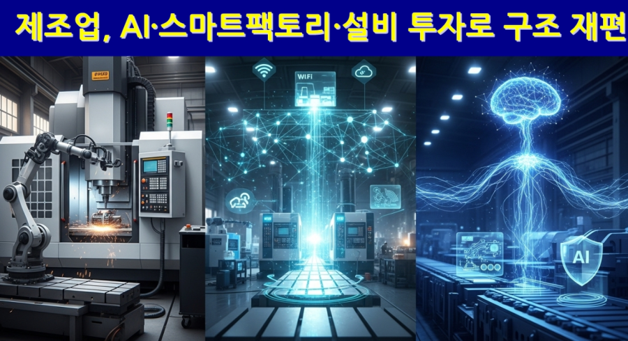 [글로벌 산업 트렌드] 제조업, AI·스마트팩토리·설비 투자로 구조 재편 - 산업종합저널 동향