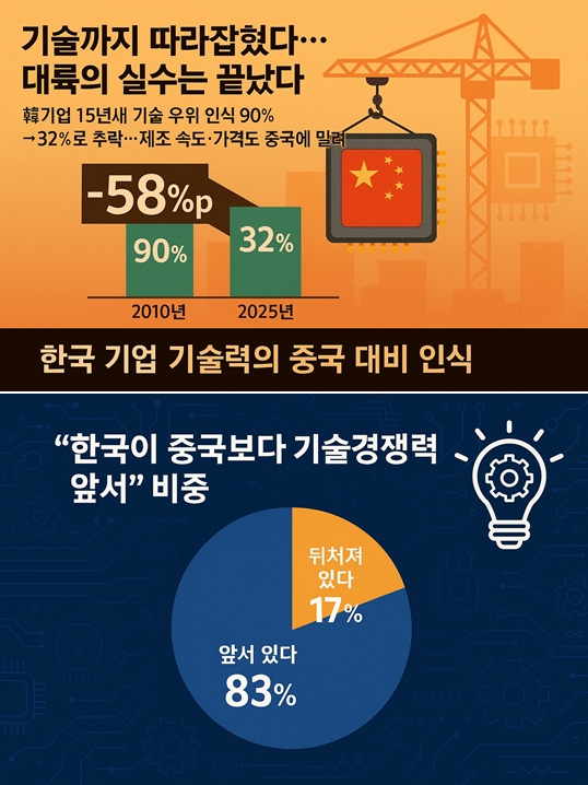 “기술까지 따라잡혔다… 대륙의 실수는 끝났다” - 산업종합저널 동향