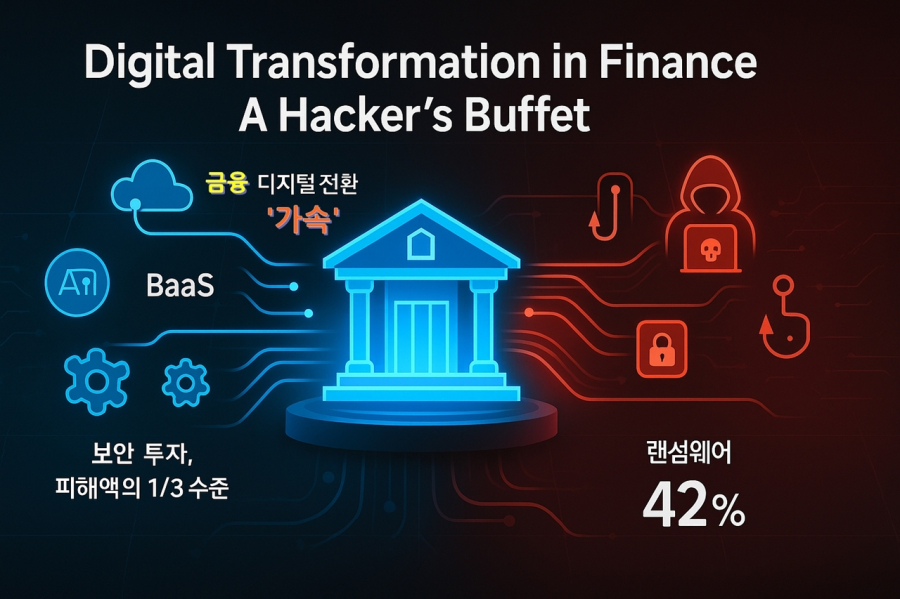 "금융 디지털 전환, 해커들에겐 '디지털 뷔페'"… 韓 금융보안 '경고등' - 산업종합저널 동향