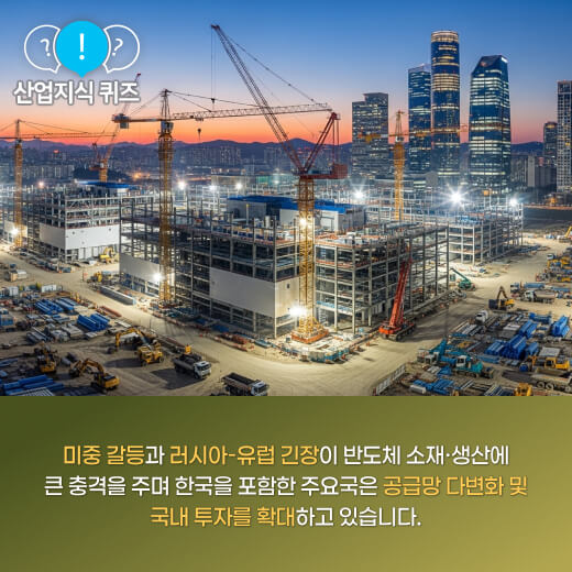 1. [산업지식퀴즈] 2025년 글로벌 반도체 공급망 긴장 원인과 대응 - 산업종합저널 전자