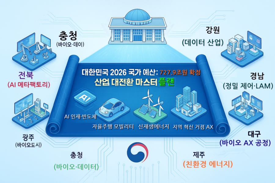 [기획] 내년 예산 727.9조 확정… "산업 체질 바꾼다" - 산업종합저널 정책