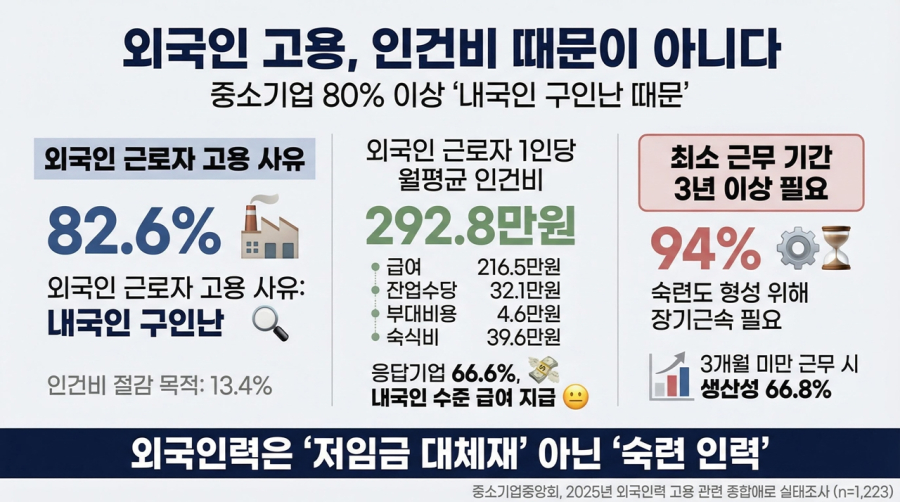 [뉴스그래픽] “값싼 인건비는 옛말”…中企, 월 300만 원 줘도 외국인 쓰는 속사정 - 산업종합저널 동향