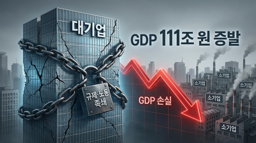 덩치 키우면 손해?… ‘규제·노동 족쇄’에 GDP 111조 날아갔다 - 산업종합저널 동향
