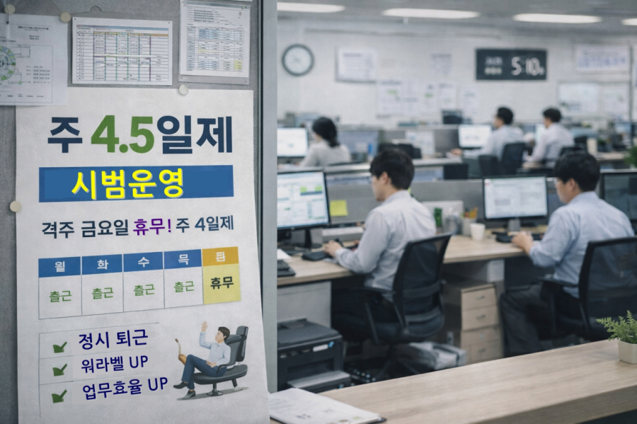 '주 4.5일제’ 본격 시동 거나… “삶의 질 혁신” vs “중기 부담 가중” - 산업종합저널 정책