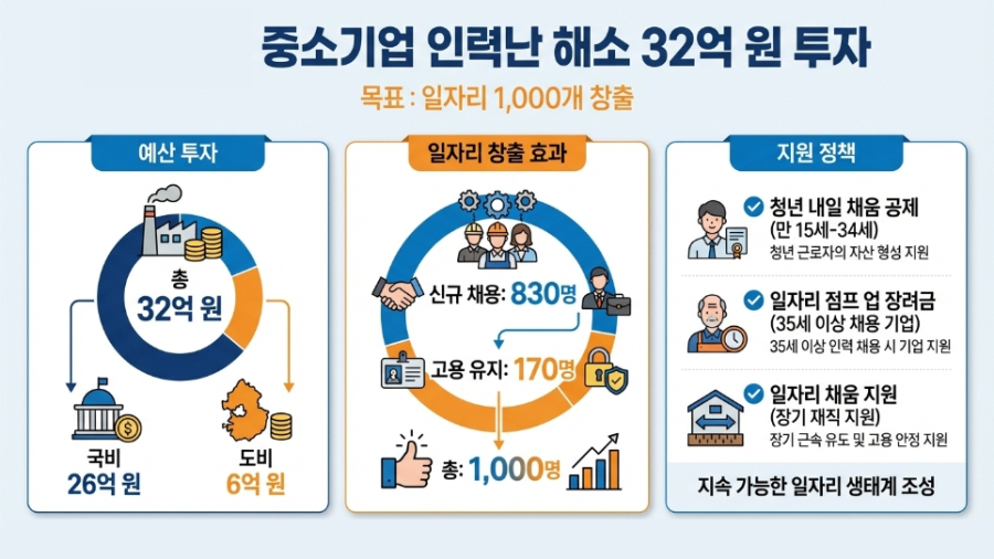 제조업 심장 ‘뿌리산업’에 새 숨… 맞춤형 일자리 1,000 명 창출 - 산업종합저널 부품