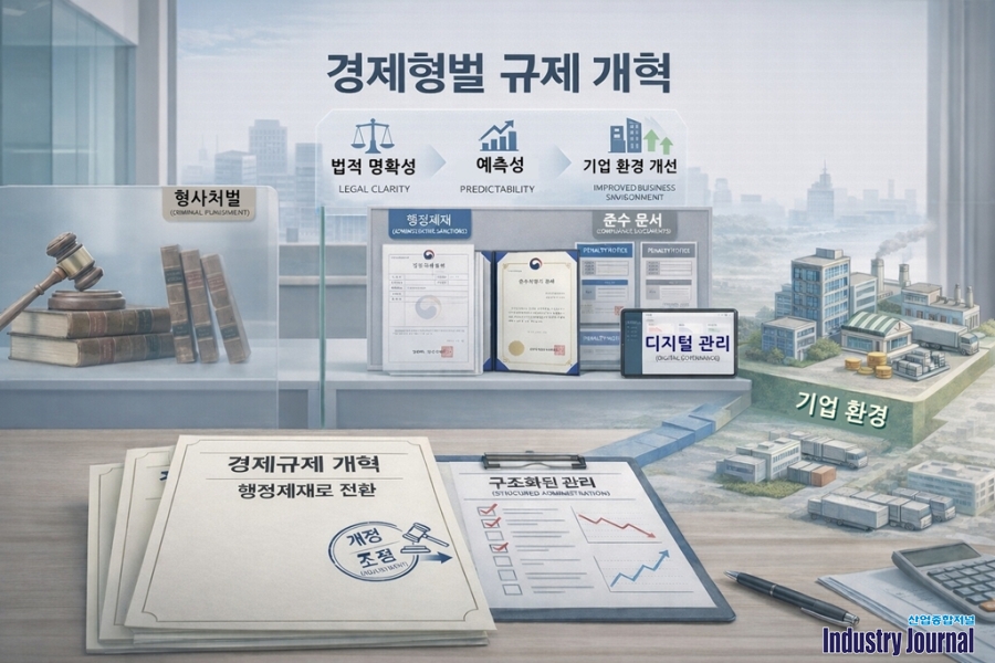 정부, 경제형벌 331개 규정 대거 정비… 과태료·과징금 전환 확대 - 산업종합저널 동향