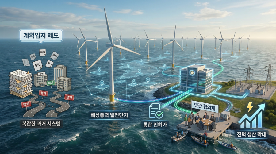 해상풍력 개발, 국가 주도 계획입지로 대전환… 26일부터 시행 - 산업종합저널 에너지