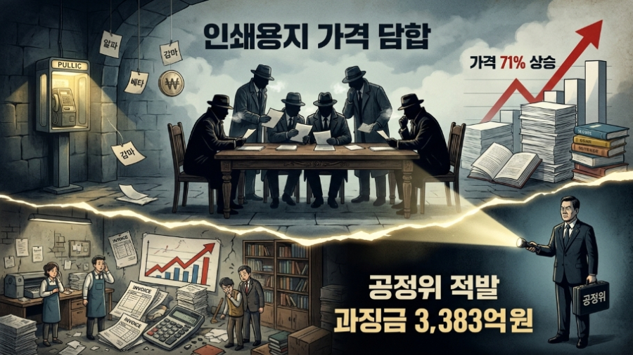 ‘007 작전’ 방불케 한 제지 담합에 3,383억 원 돈벼락 - 산업종합저널 FA