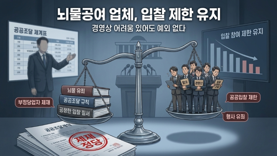 공무원에 뇌물 준 5개사, “입찰 제한 풀어달라” 패소…중앙행심위 “제재 정당” - 산업종합저널 FA