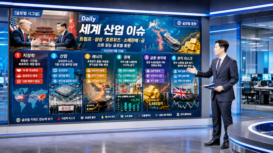 [글로벌 시그널] Daily 세계 산업 이슈(5월 15일) - 산업종합저널 FA