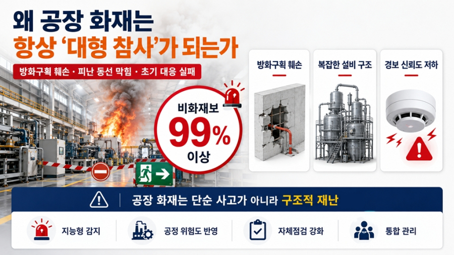 [인사이트] 경보는 울려도 믿지 않았다…공장 화재가 늘 참사로 번지는 이유 - 산업종합저널 FA