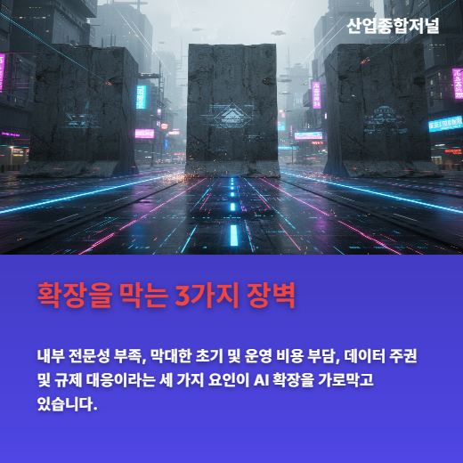 [카드뉴스] AI 도입 앞선 한국, 확장 단계서 막혔다 - 산업종합저널 FA