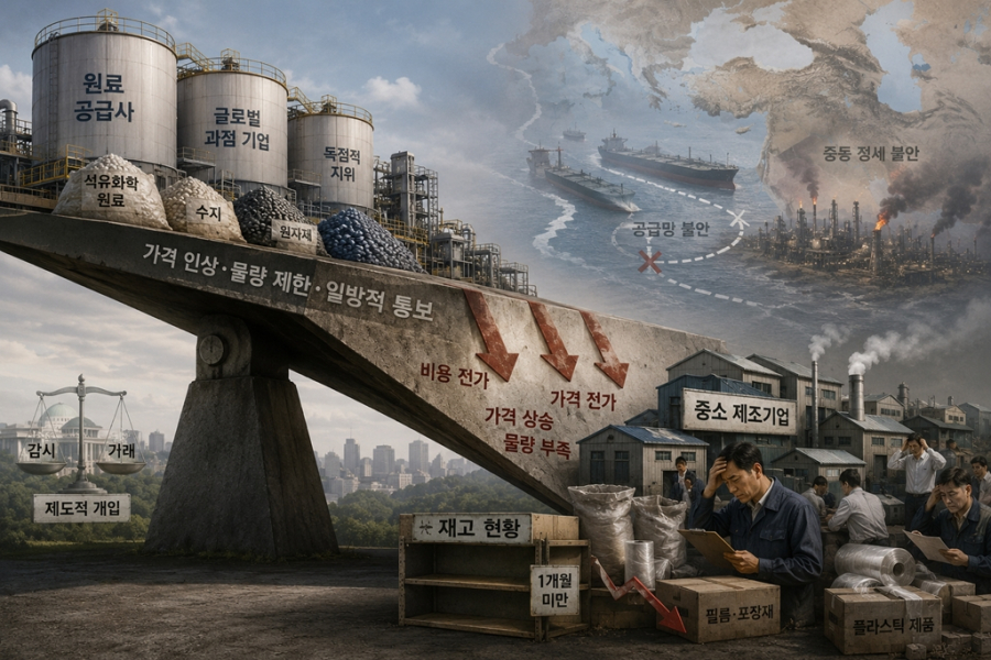 [산업톺아보기] 공급망 위기 뒤에 숨은 '기울어진 운동장' - 산업종합저널 에너지