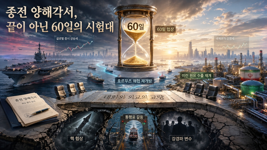 [산업톺아보기] 미·이란 종전 MOU, ‘끝’이 아니라 60일짜리 시험 무대 - 산업종합저널 에너지