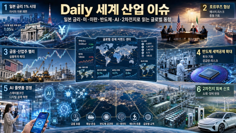 [글로벌 시그널] Daily 세계 산업 이슈(6월 17일) - 산업종합저널 FA
