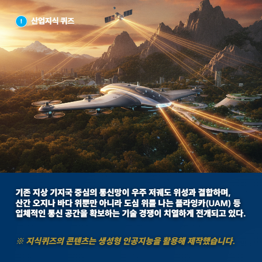 [산업지식퀴즈] 통신 인프라 산업, 6G 위성 통신 초연결 인프라 - 산업종합저널 FA
