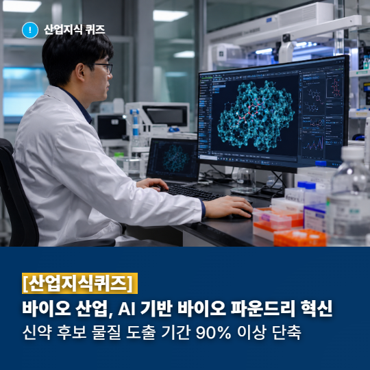 [산업지식퀴즈] 바이오 산업, AI 기반 바이오 파운드리 혁신 - 산업종합저널 FA