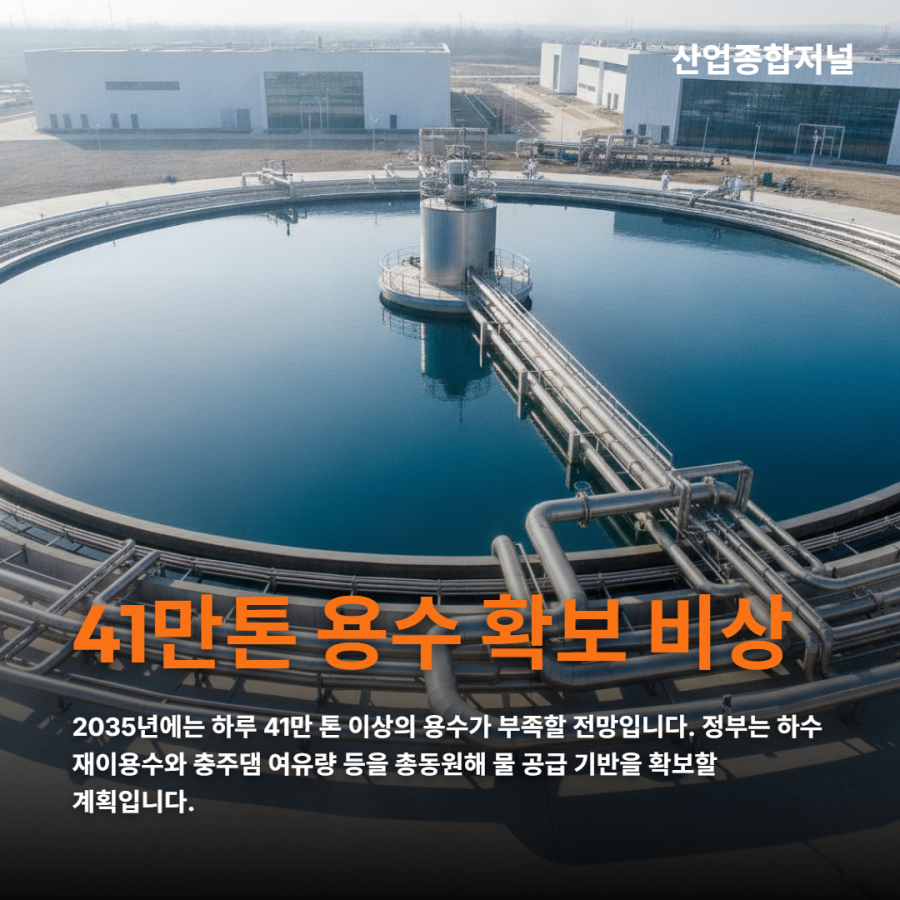 [카드뉴스] 용인 반도체 국가산단, 전력·용수 공급계획 다시 본다 - 산업종합저널 에너지