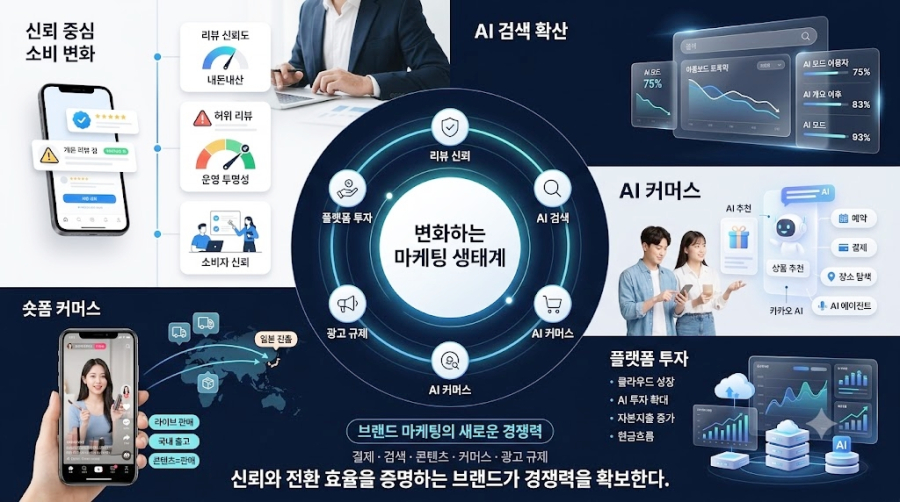 [7월 24일 인더스트리 마케팅 레이더] 리뷰 신뢰부터 AI 검색, 숏폼 커머스까지…마케팅 채널 재편 압력 커진다 - 산업종합저널 FA