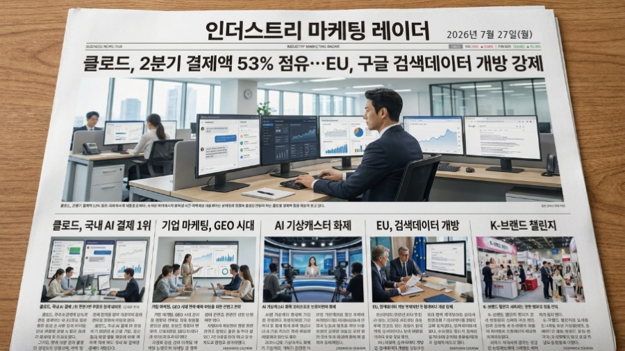 [인더스트리 마케팅 레이더] 클로드, 2분기 결제액 53% 점유…EU, 구글 검색데이터 개방 강제 - 산업종합저널 FA