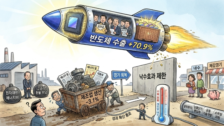 [산업 톺아보기] “반도체는 날아가는데 공장은 제자리”…수출 호황의 엇갈린 온도 - 산업종합저널 전자