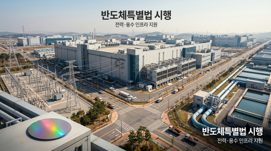 반도체특별법 첫발…업계 “전력·용수 등 후속지원 속도 내야” - 산업종합저널 전자
